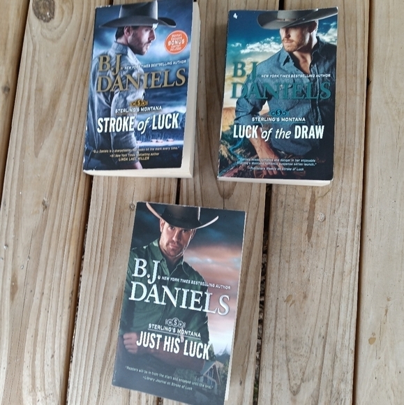 Sterling's Montana Series by B.J. Daniels 3 Books Book Lot Complete Series - Picture 1 of 1